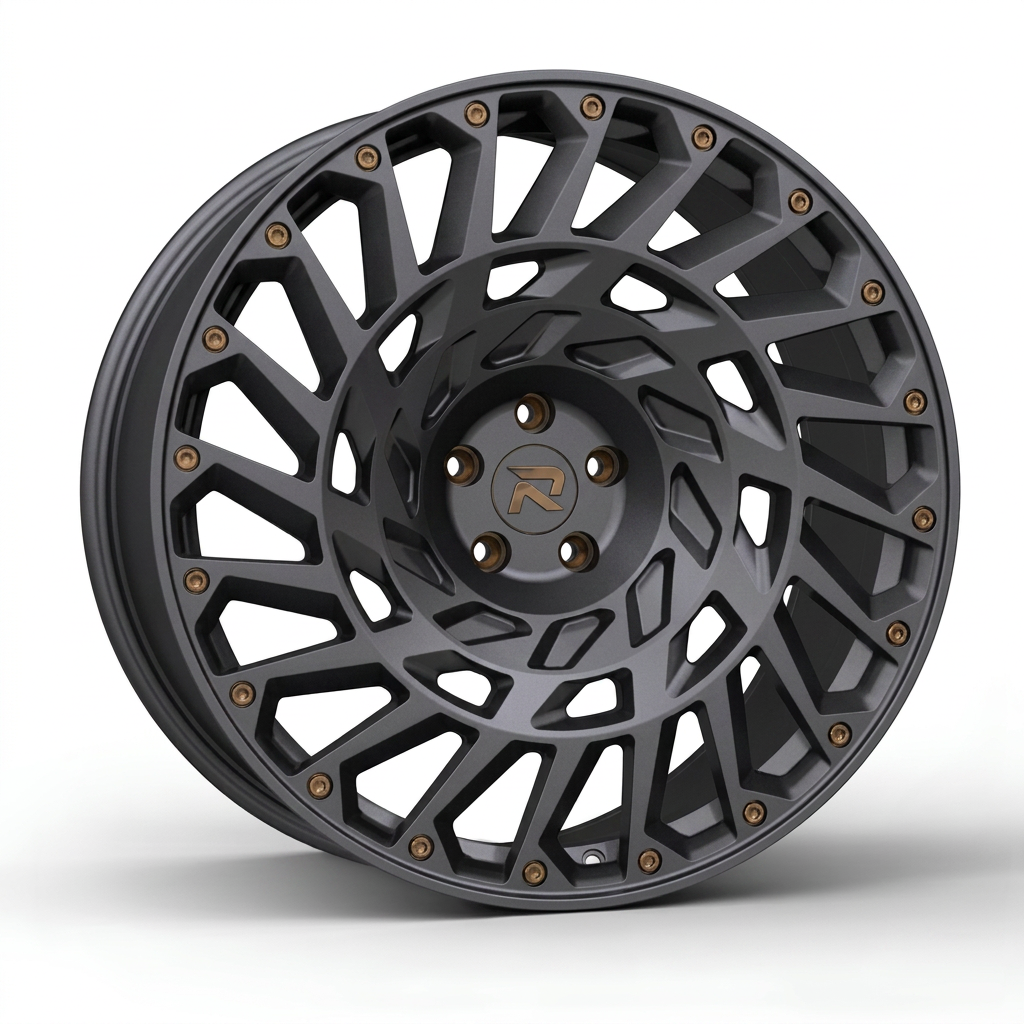 RZR CLXXIX forged wheel — Matte Anthracite / Bronze Hardware