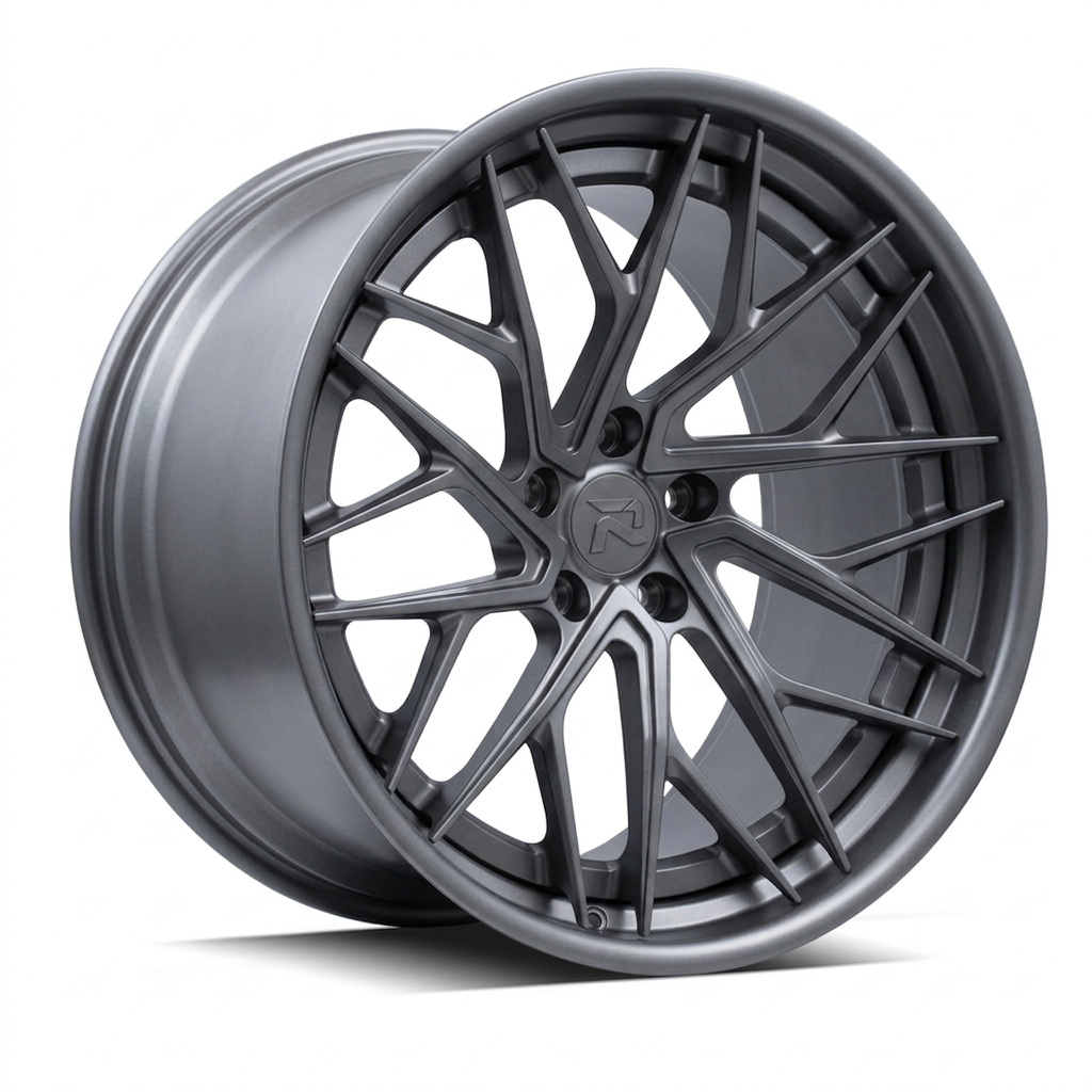 RZR XCIII forged wheel — Satin Gunmetal