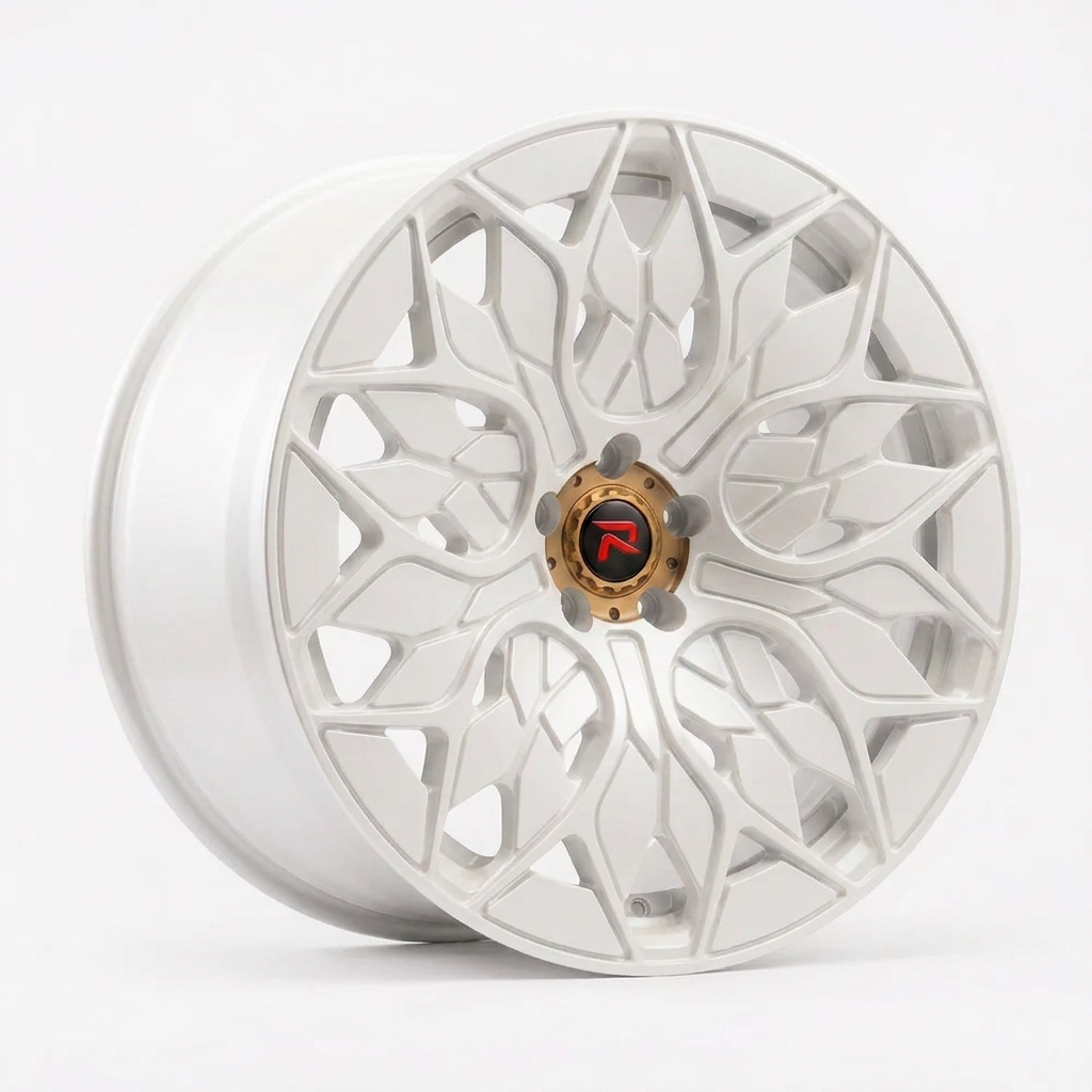RZR L forged wheel — Satin White Pearl