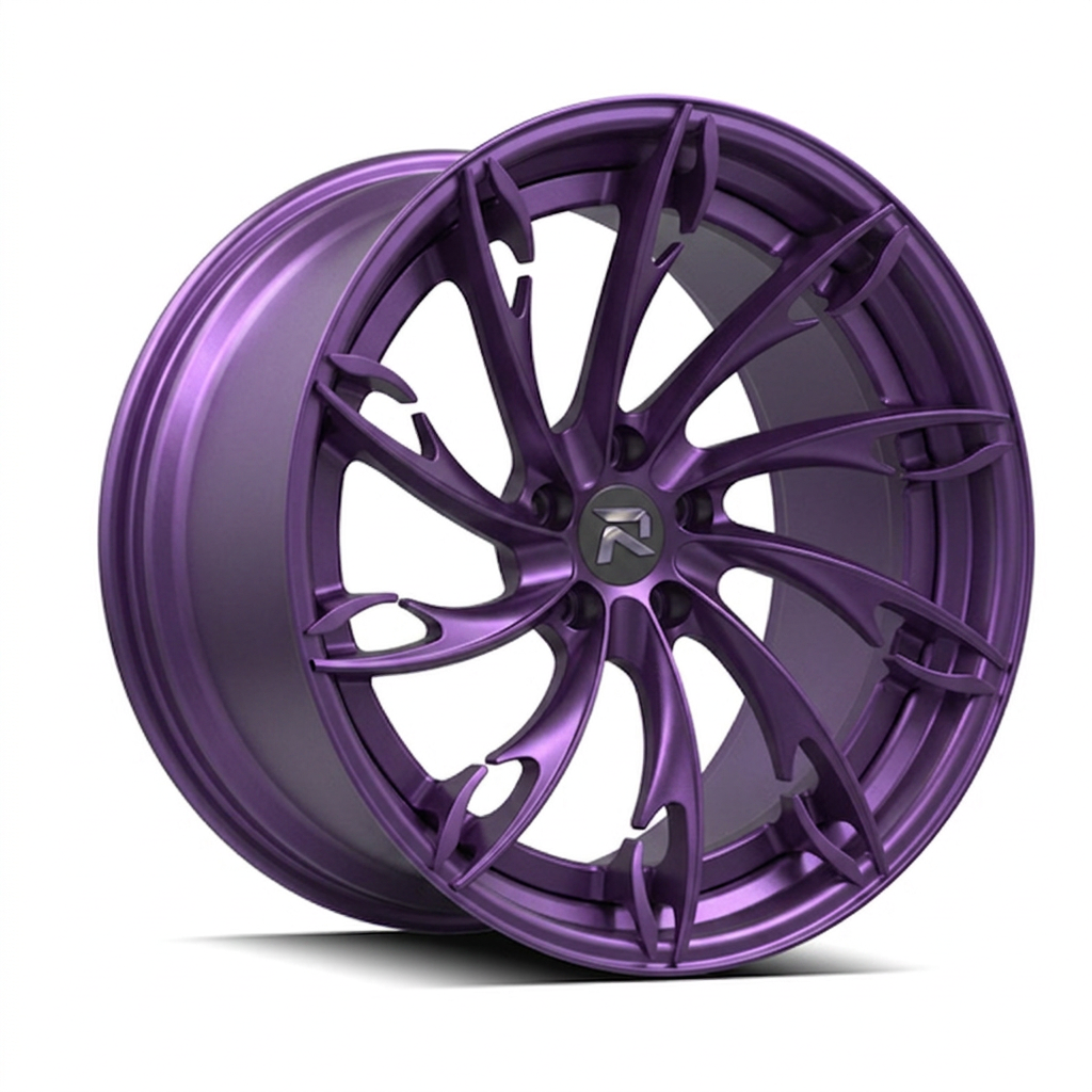 RZR CV forged wheel — Satin Purple Metallic
