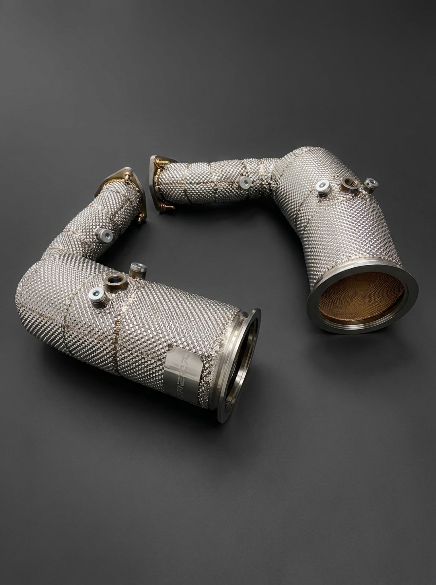 PORSCHE CAYENNE TURBO GT downpipes