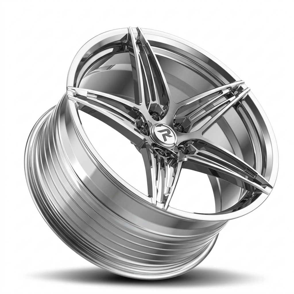 RZR LXXX forged wheel — Full Polished Chrome