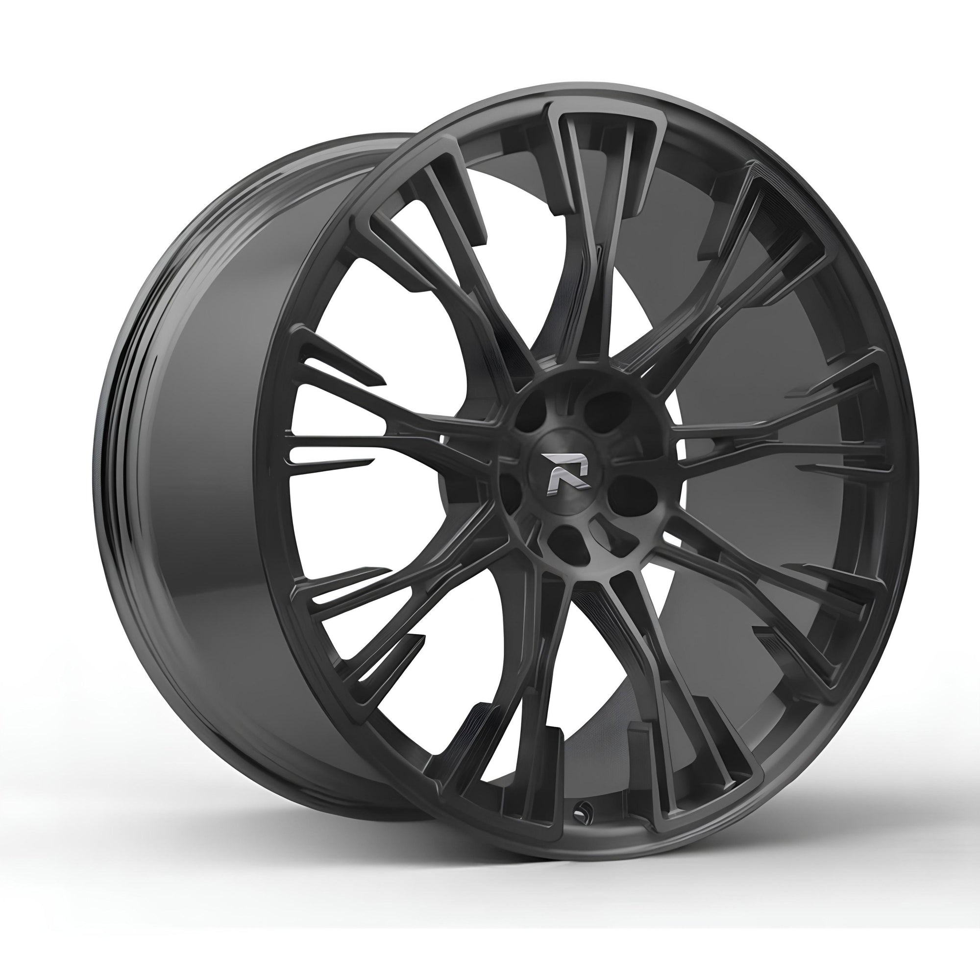 RZR CLXXX forged wheel for Porsche 911 (992) — An angular split five-arm design.