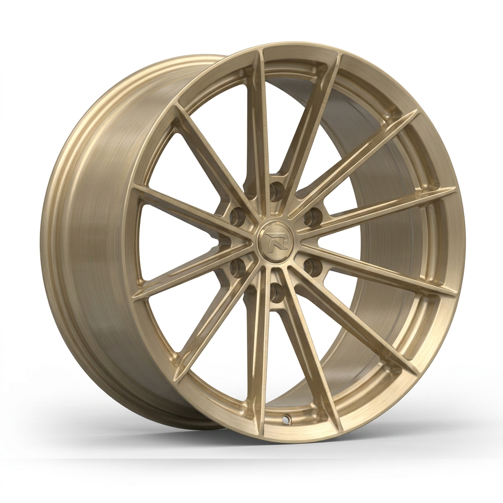 RZR CXX forged wheel — Brushed Champagne Gold