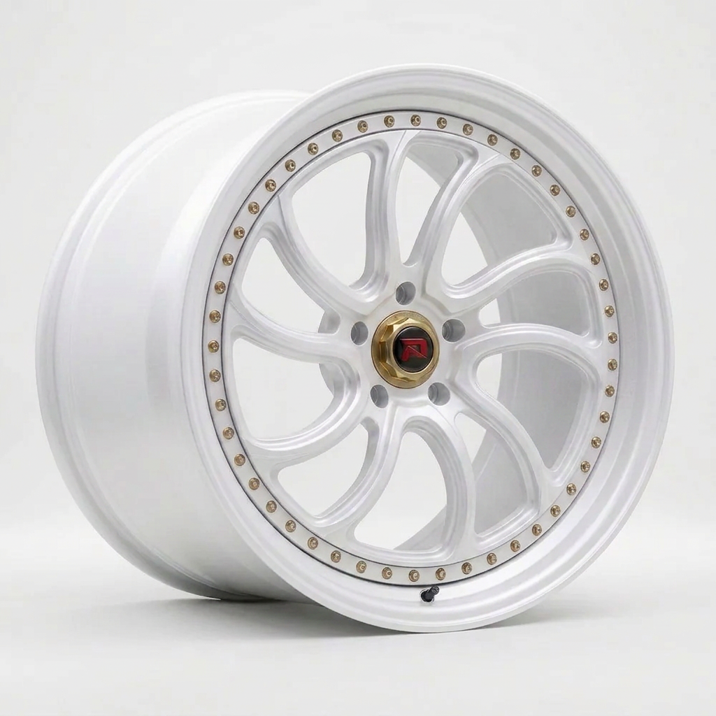 RZR XXXV forged wheel — Satin White Pearl