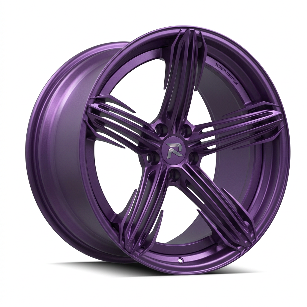 RZR CIV forged wheel — Satin Purple Metallic