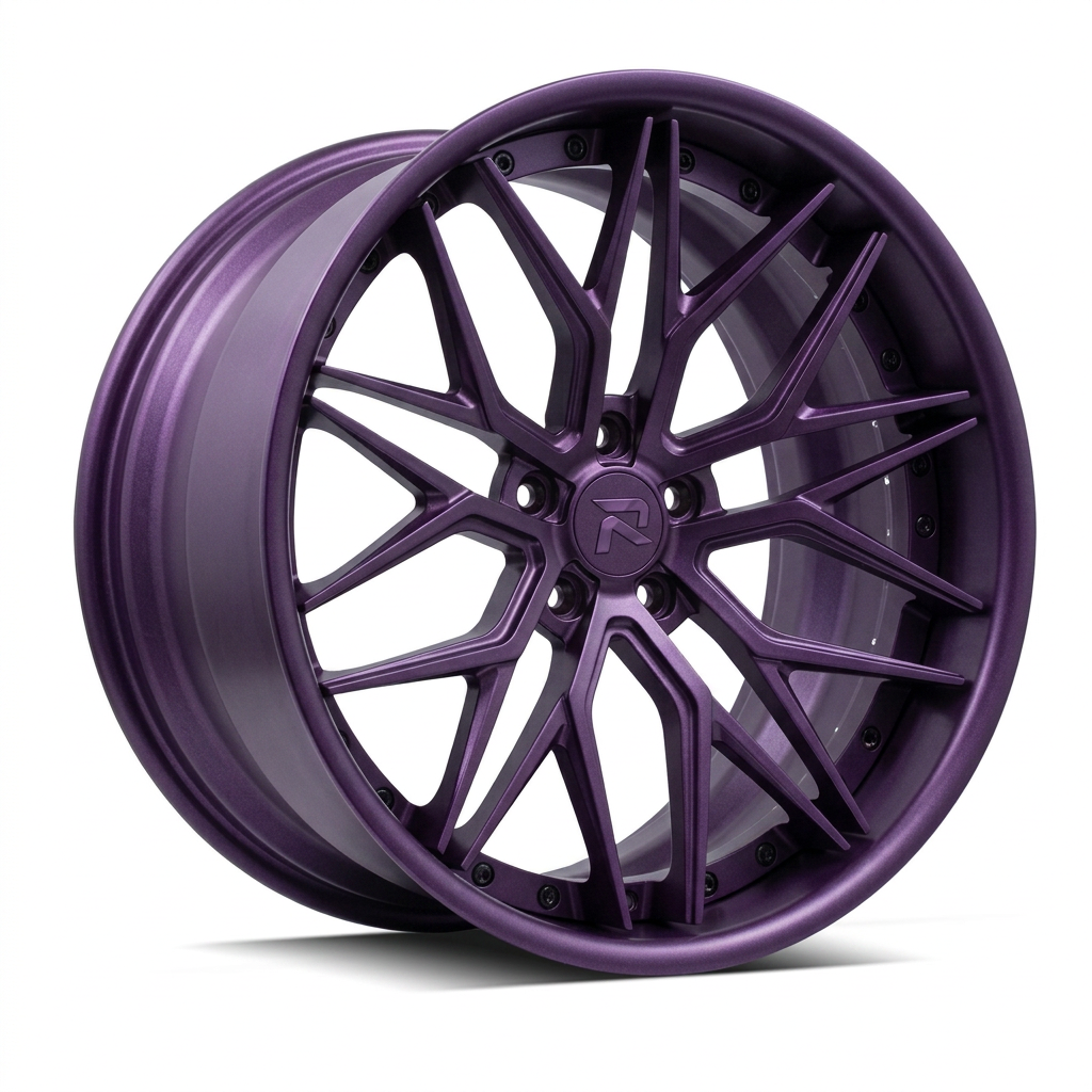 RZR XCV forged wheel — Satin Purple Metallic
