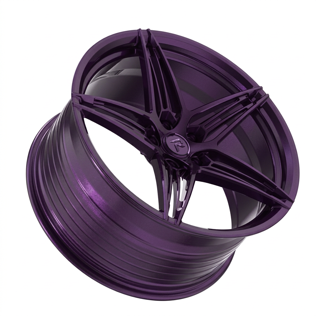 RZR LXXX forged wheel — Satin Purple Metallic