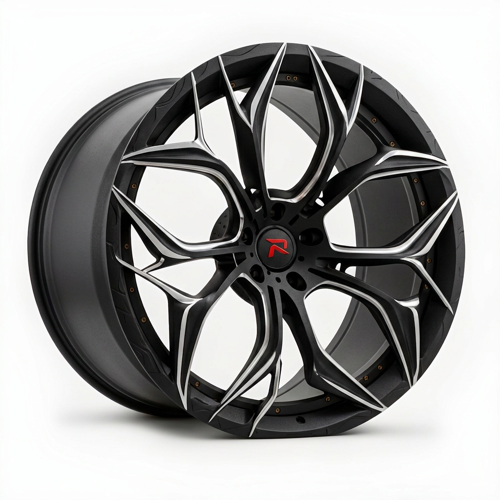 RZR XIX bespoke finish — Matte Black / Milled Edges