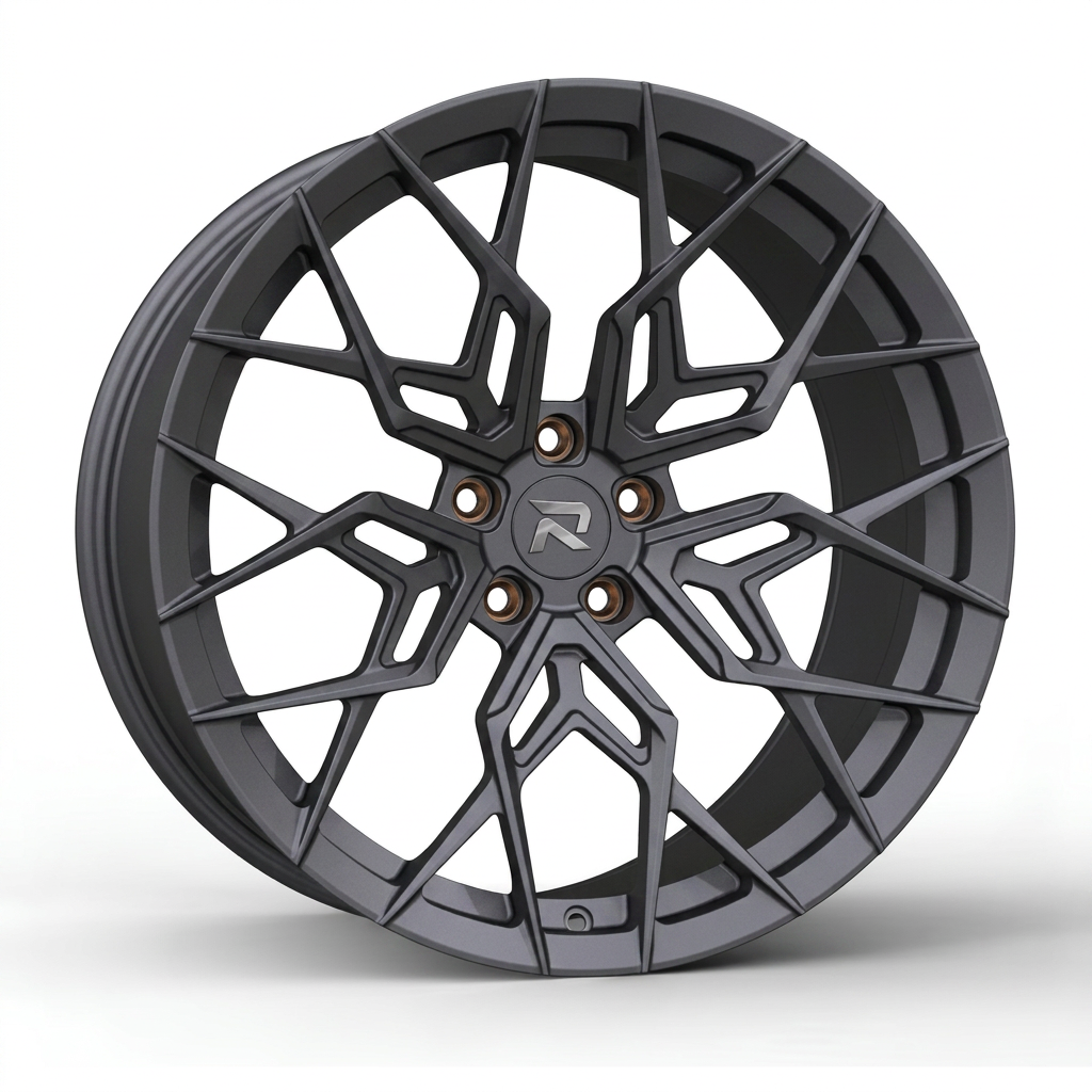RZR CLXXI forged wheel — Matte Anthracite / Bronze Hardware