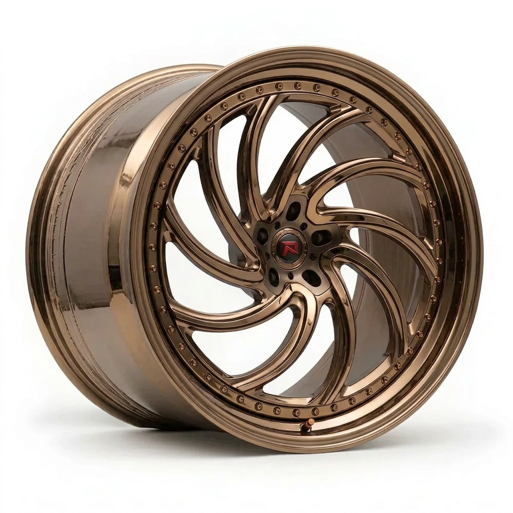 RZR XXIII forged wheel — Tinted Bronze Chrome