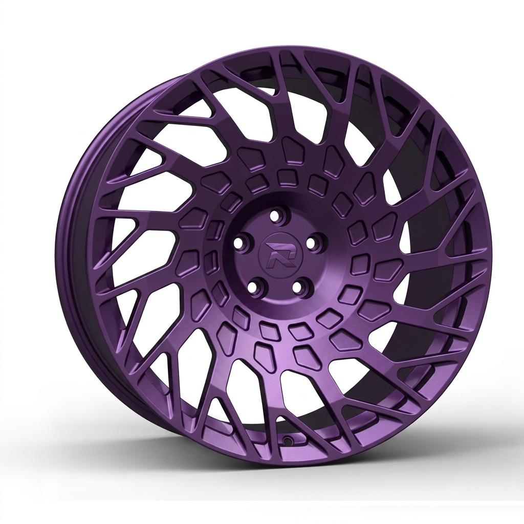 RZR CXLVII forged wheel — Satin Purple Metallic