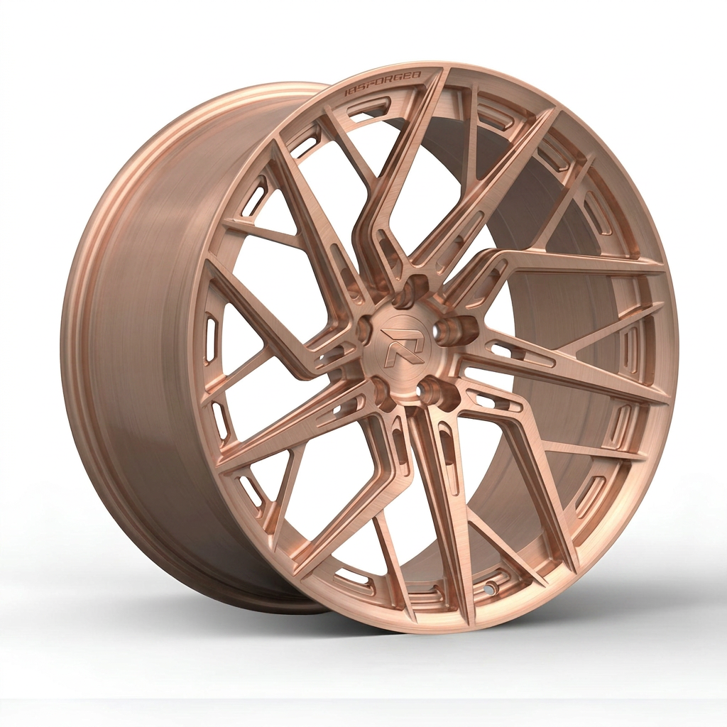 RZR CLIV forged wheel — Brushed Rose Gold