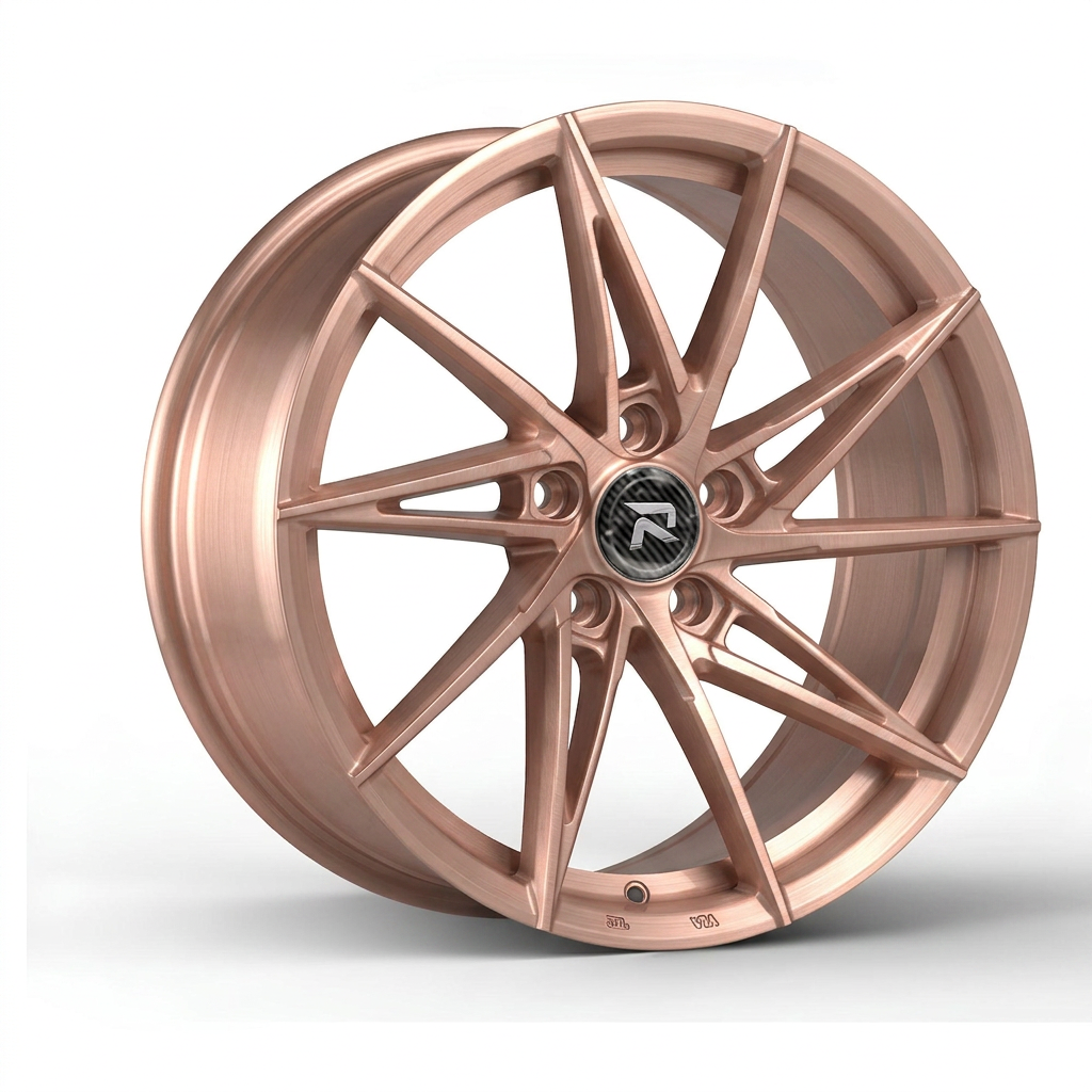 RZR CLXXXI forged wheel — Brushed Rose Gold