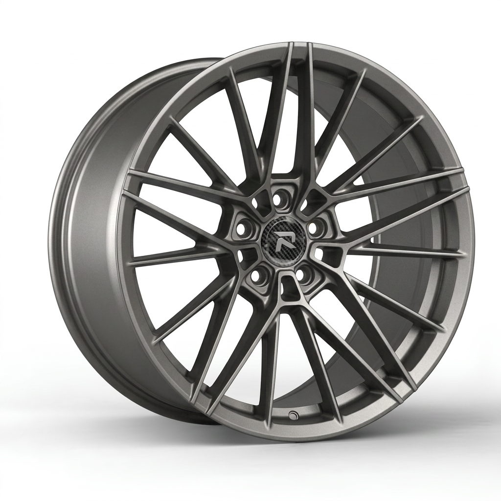 RZR CLVIII forged wheel — Satin Titanium Grey