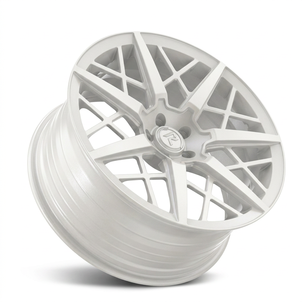 RZR LXXII forged wheel — Satin White Pearl