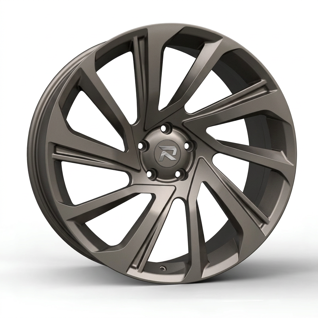 RZR CLIX forged wheel — Satin Titanium Grey