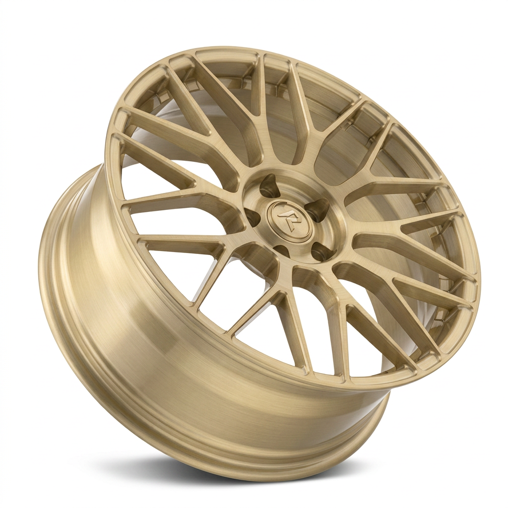RZR LXXXIX forged wheel — Brushed Champagne Gold
