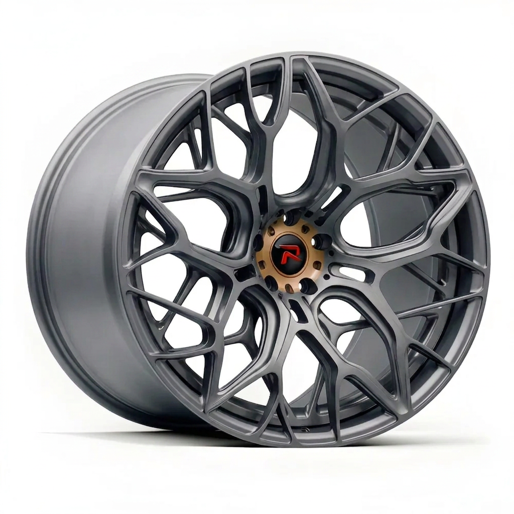 RZR XLIII forged wheel — Satin Titanium Grey