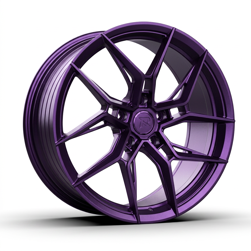 RZR CXXII forged wheel — Satin Purple Metallic