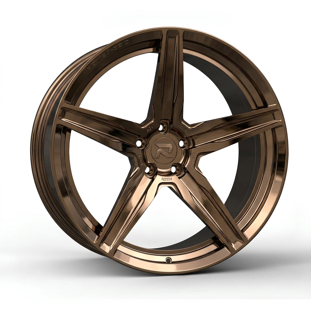 RZR CXXVIII forged wheel — Tinted Bronze Chrome