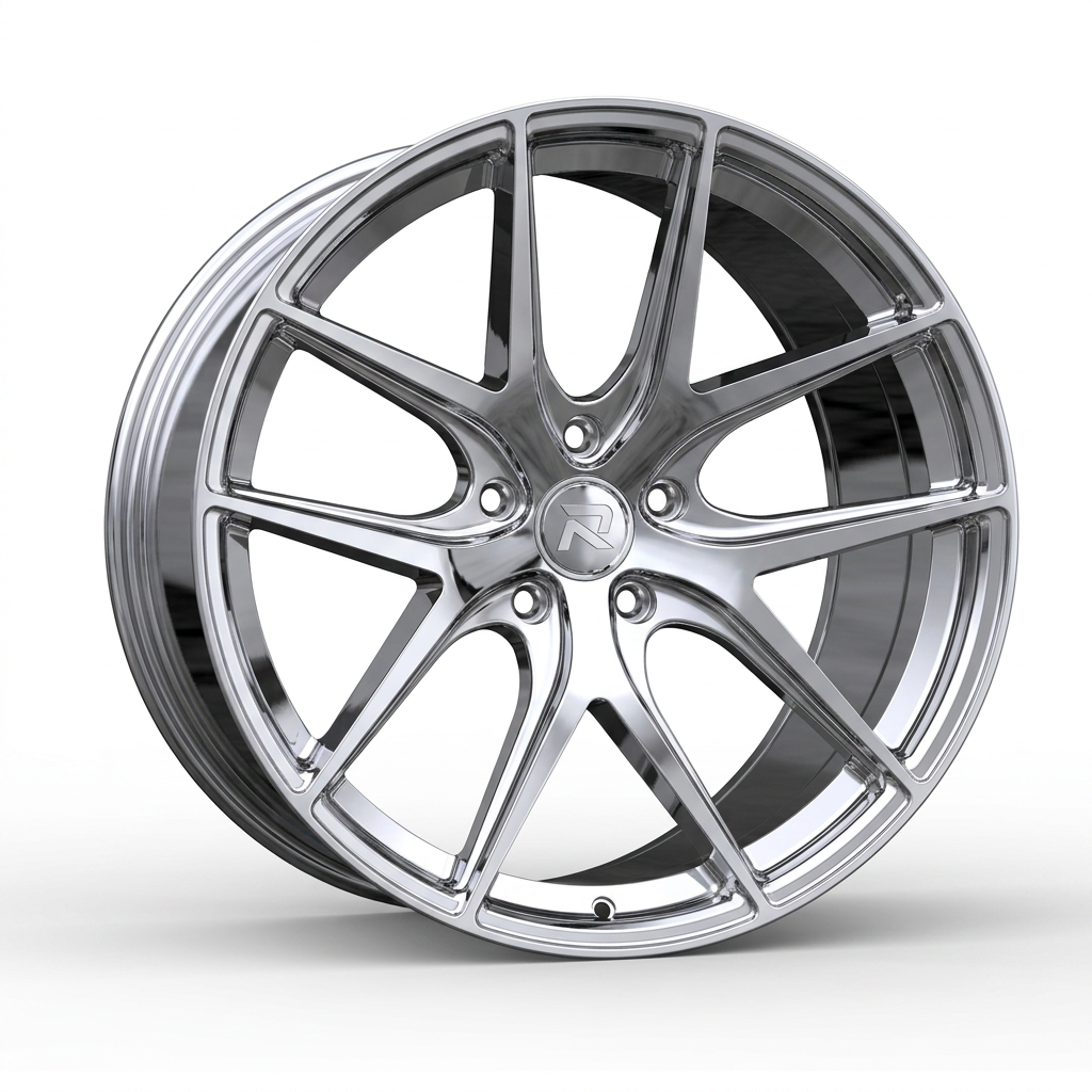 RZR CXCII forged wheel — Full Polished Chrome