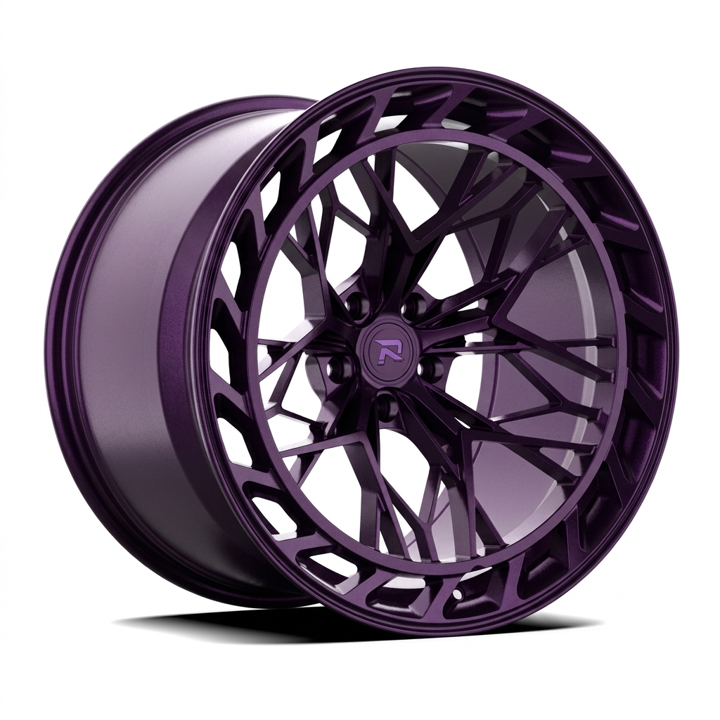 RZR CLXIX forged wheel — Satin Purple Metallic