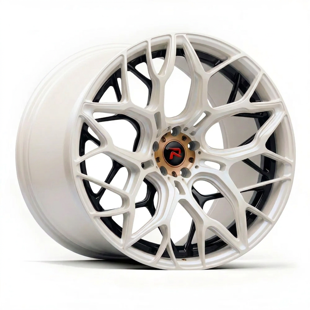 RZR XLIII forged wheel — Satin White Pearl