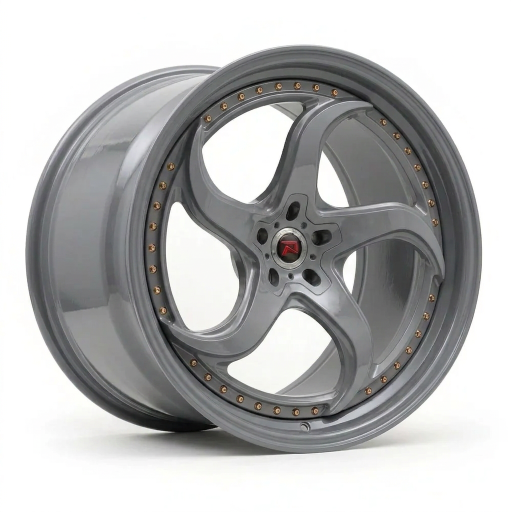 RZR XXVII forged wheel — Gloss Nardo Grey