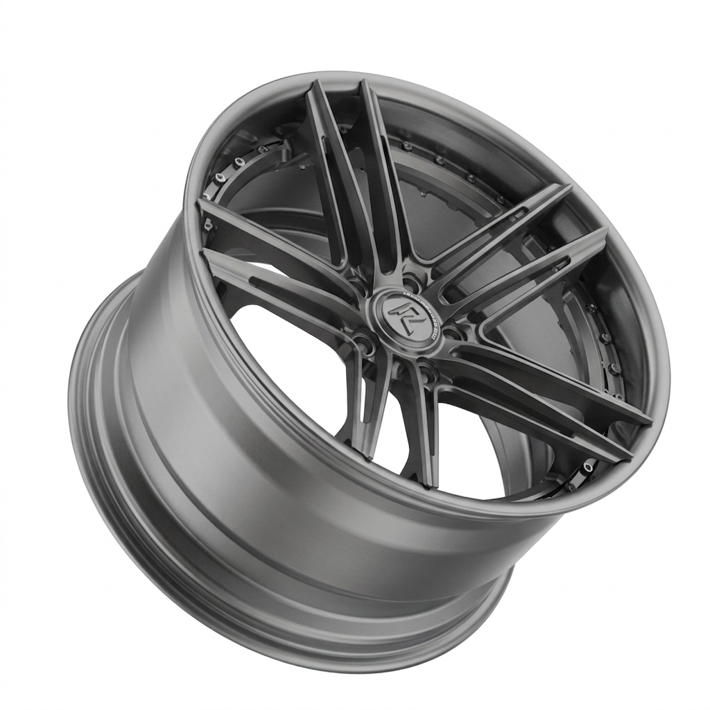 RZR LXIX forged wheel — Satin Gunmetal
