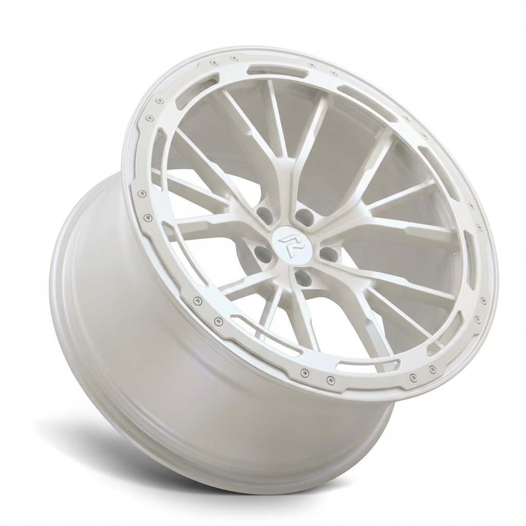 RZR LXXXIV forged wheel — Satin White Pearl