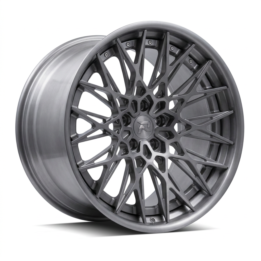 RZR CI forged wheel — Satin Titanium Grey