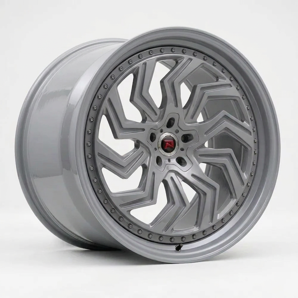 RZR XXXIX forged wheel — Gloss Nardo Grey