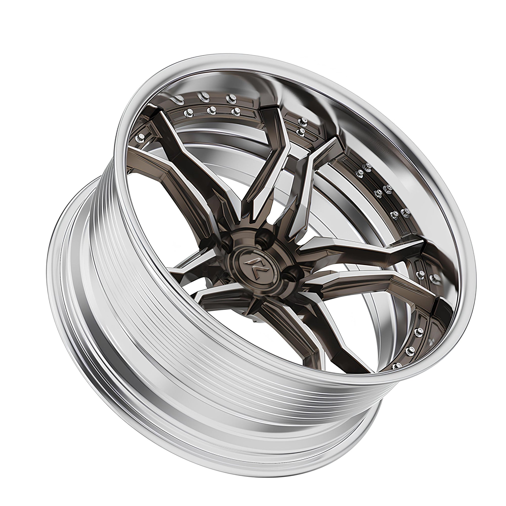 RZR LXII forged wheel for McLaren 750S — A five-spoke split racing design.