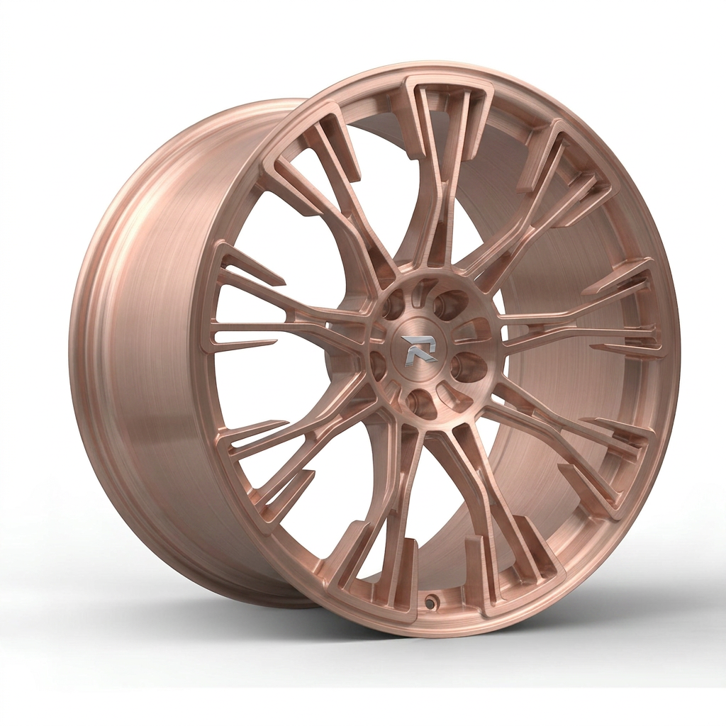 RZR CLXXX forged wheel — Brushed Rose Gold