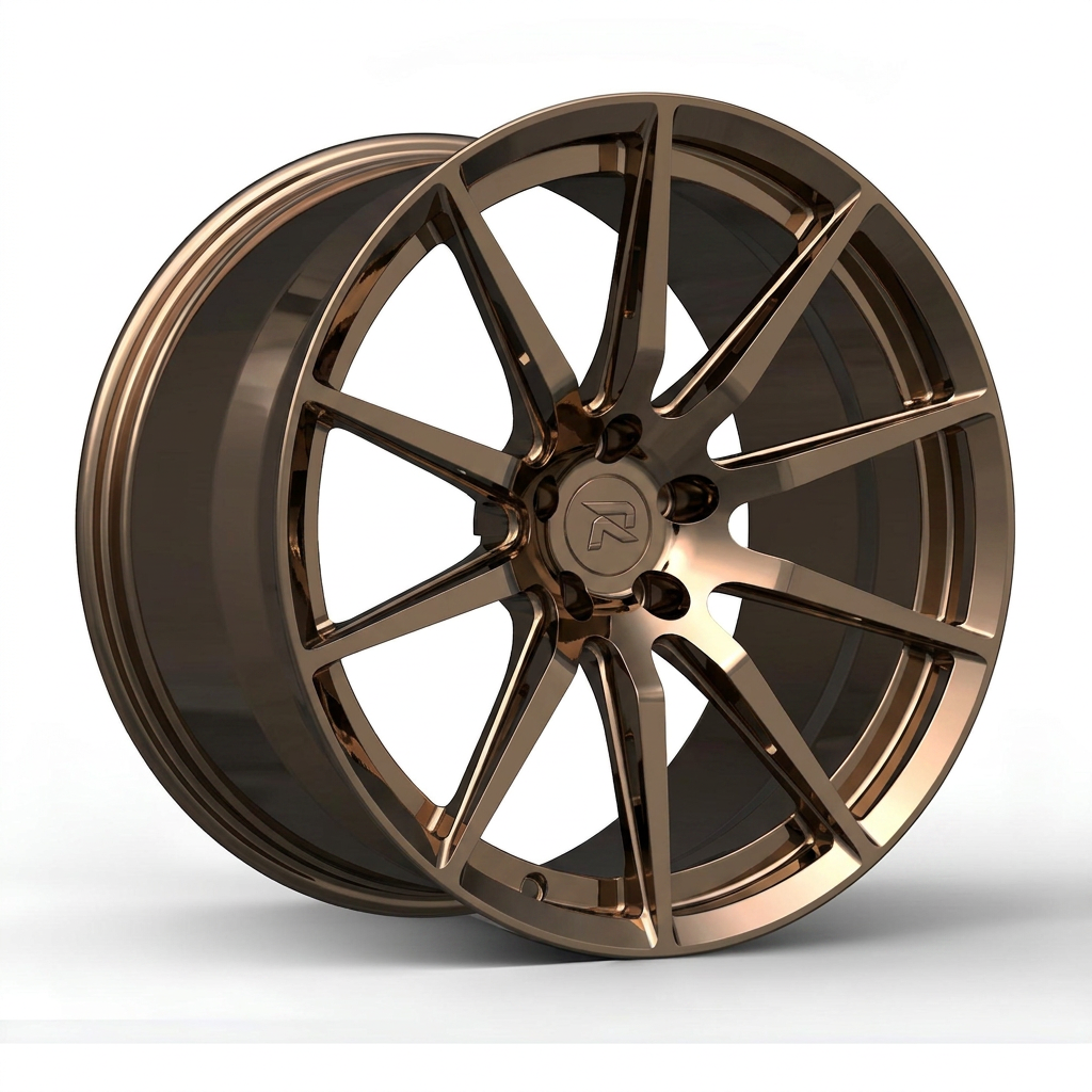 RZR CXCVIII forged wheel — Tinted Bronze Chrome