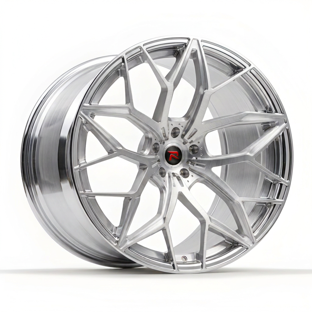 RZR XI forged wheel — Brushed Aluminium