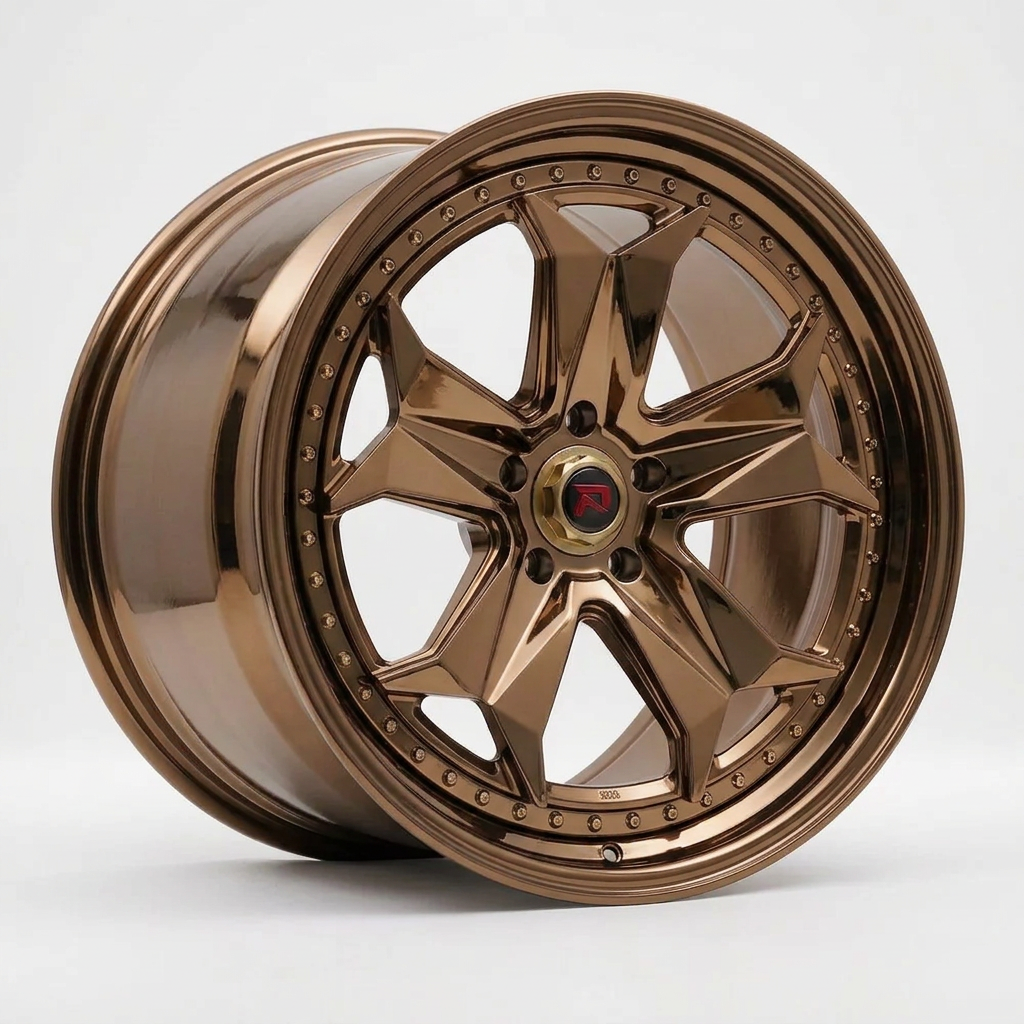 RZR XXXIV forged wheel — Tinted Bronze Chrome