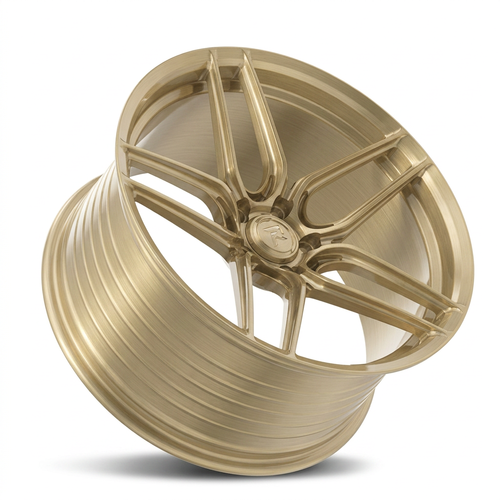 RZR XCI forged wheel — Brushed Champagne Gold