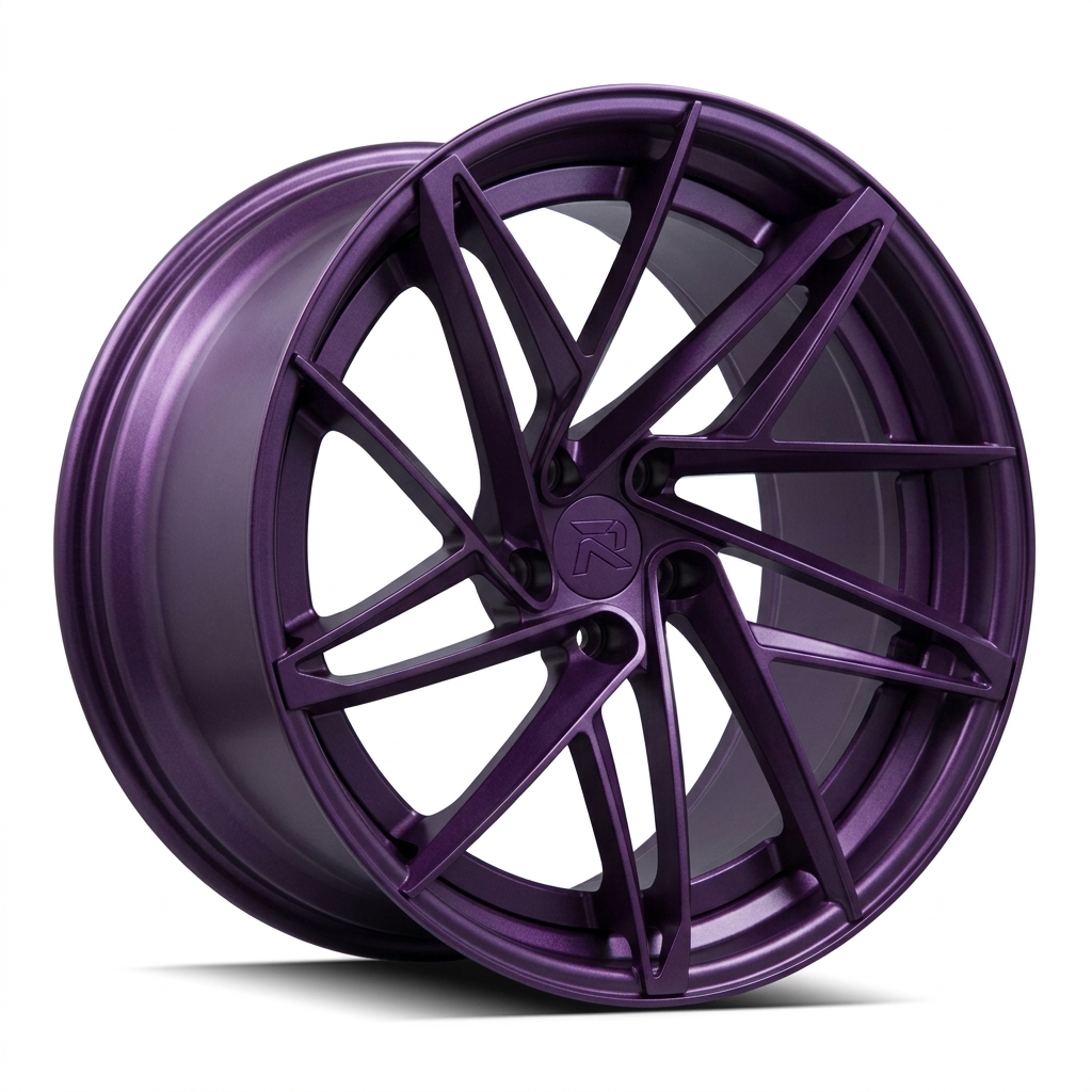 RZR CII forged wheel — Satin Purple Metallic