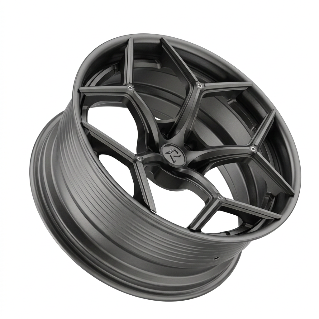 RZR LXI forged wheel — Satin Gunmetal