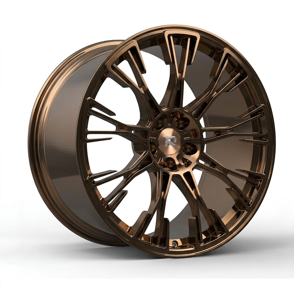 RZR CLXXX forged wheel — Tinted Bronze Chrome