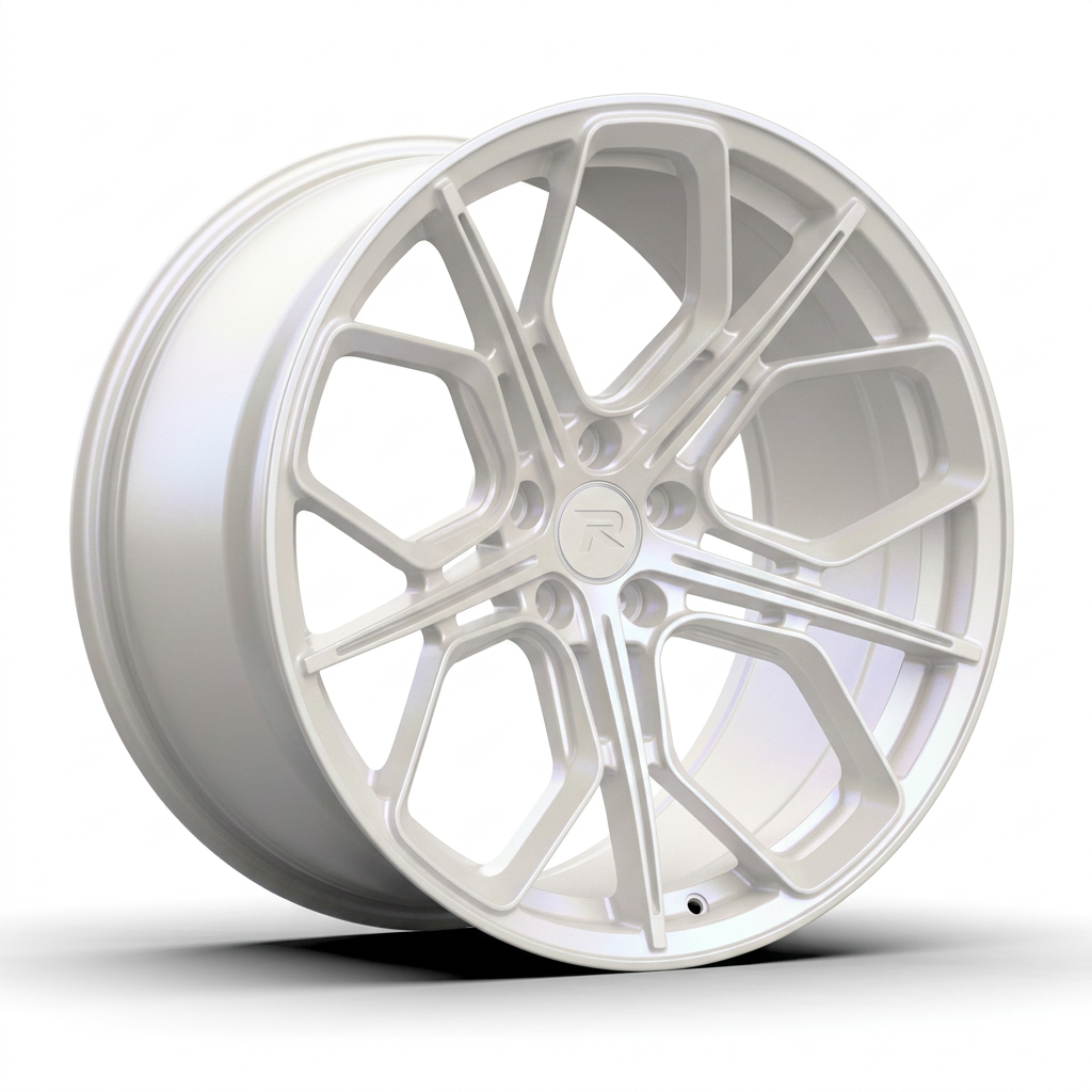 RZR CXXI forged wheel — Satin White Pearl