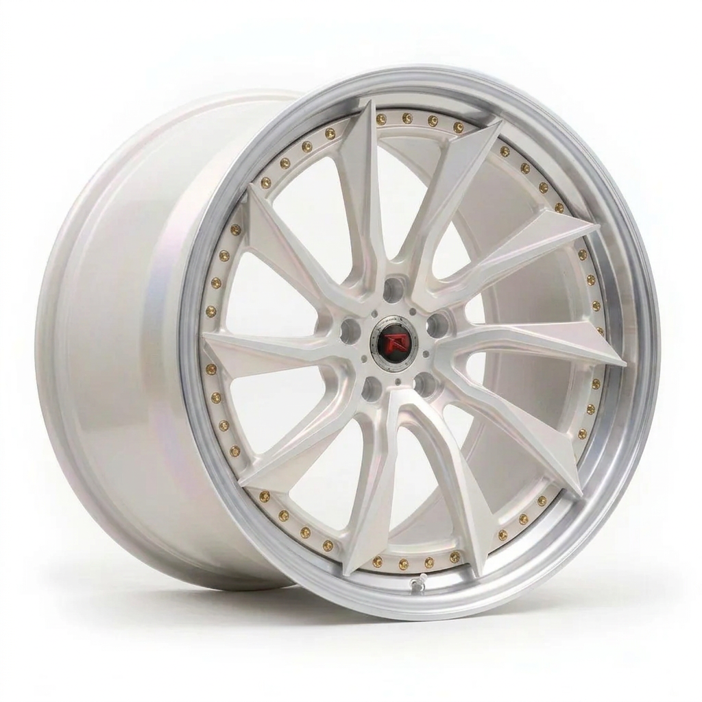 RZR LVIII forged wheel — Satin White Pearl