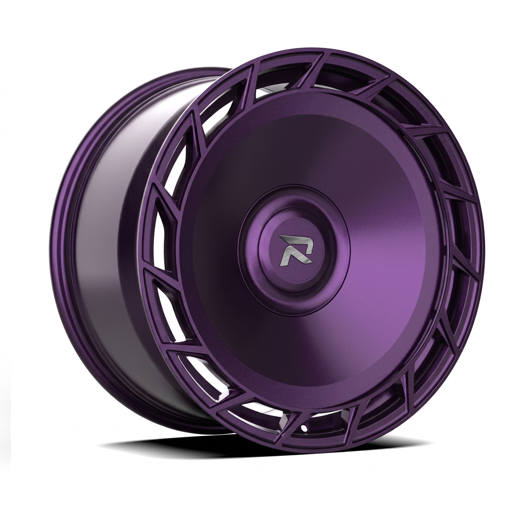 RZR CLXXXII forged wheel — Satin Purple Metallic