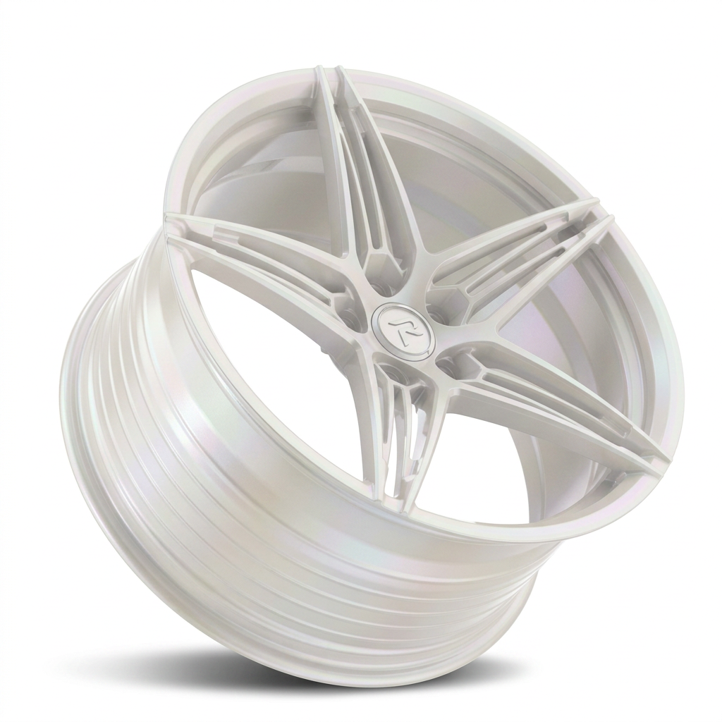 RZR LXXX forged wheel — Satin White Pearl