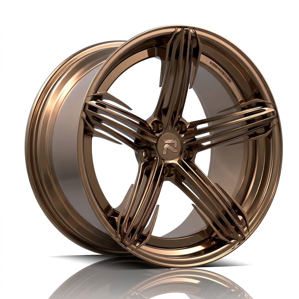 RZR CIV forged wheel — Tinted Bronze Chrome