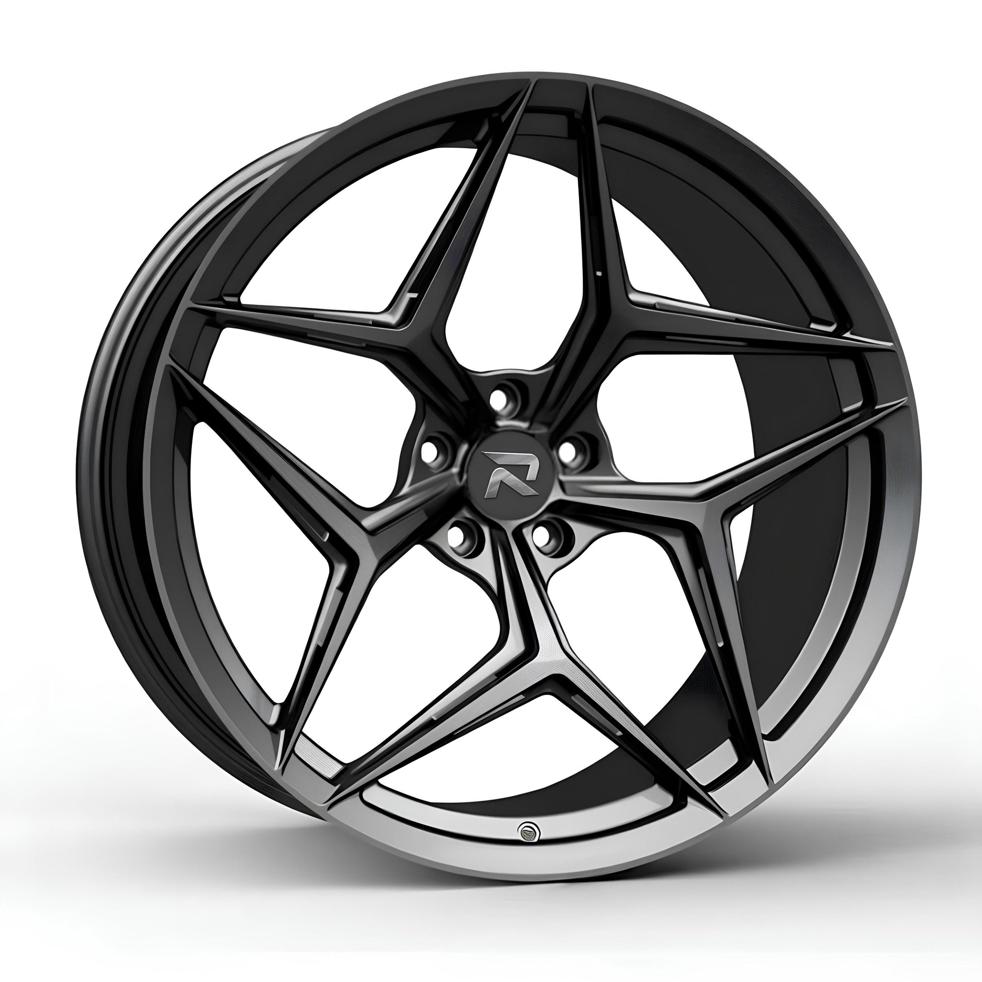 RZR CLXII forged wheel for Ferrari SF90 Stradale — A classic wide five-star design.