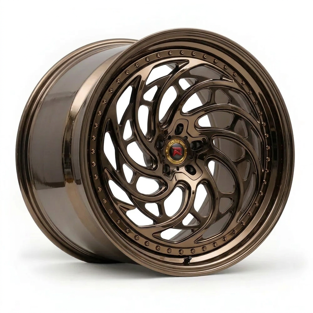 RZR XXVIII forged wheel — Tinted Bronze Chrome