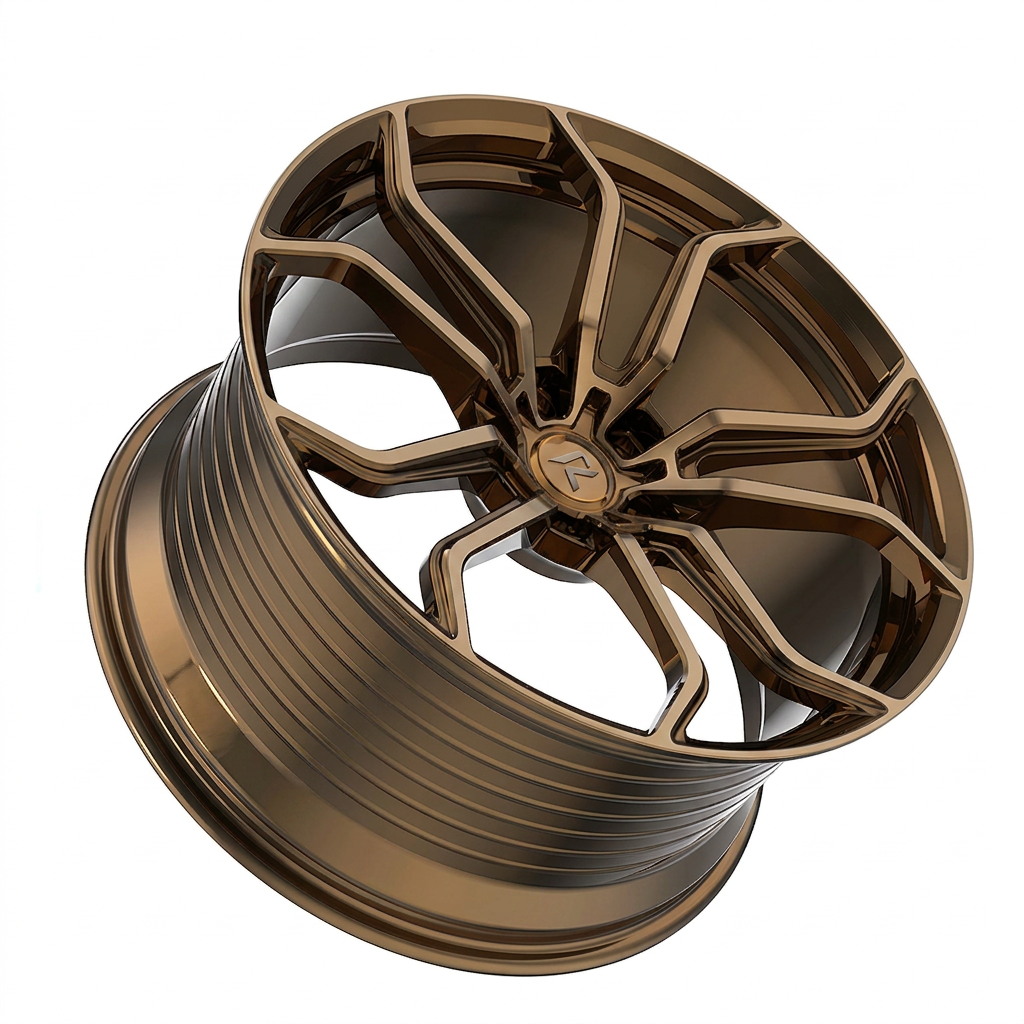 RZR LXXVII forged wheel — Tinted Bronze Chrome